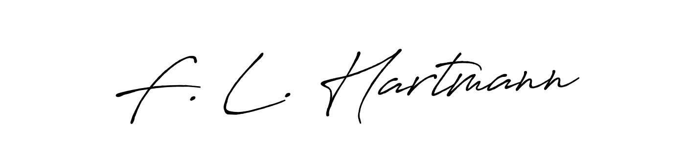 if you are searching for the best signature style for your name F. L. Hartmann. so please give up your signature search. here we have designed multiple signature styles  using Antro_Vectra_Bolder. F. L. Hartmann signature style 7 images and pictures png