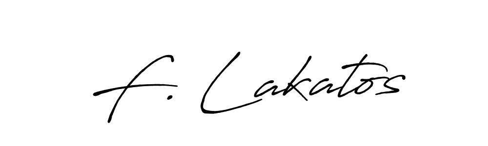Make a beautiful signature design for name F. Lakatos. With this signature (Antro_Vectra_Bolder) style, you can create a handwritten signature for free. F. Lakatos signature style 7 images and pictures png
