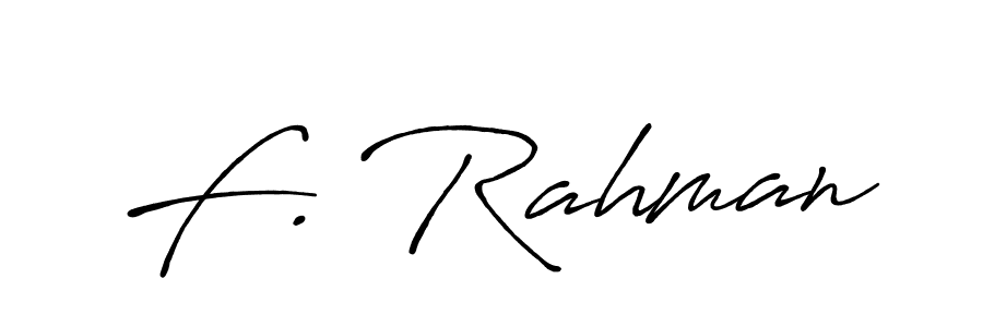 See photos of F. Rahman official signature by Spectra . Check more albums & portfolios. Read reviews & check more about Antro_Vectra_Bolder font. F. Rahman signature style 7 images and pictures png