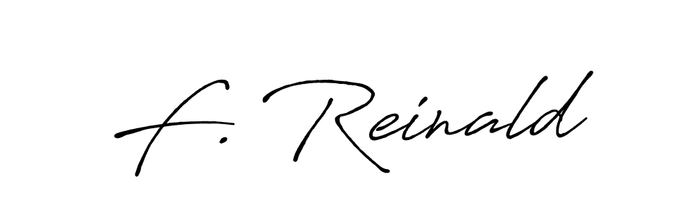 Design your own signature with our free online signature maker. With this signature software, you can create a handwritten (Antro_Vectra_Bolder) signature for name F. Reinald. F. Reinald signature style 7 images and pictures png