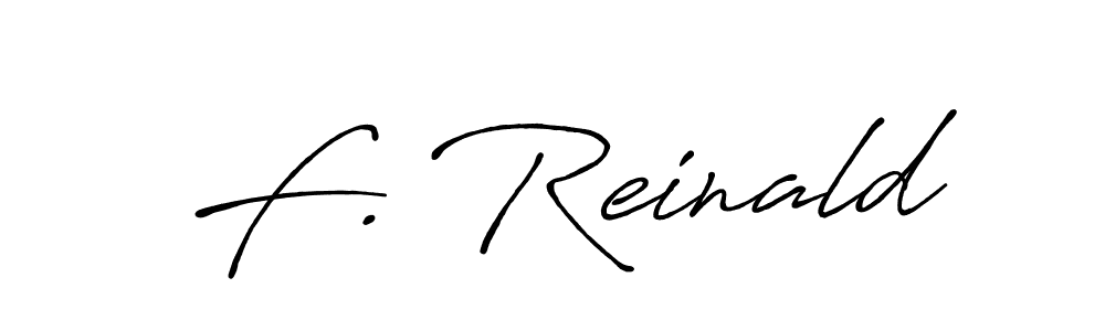 Similarly Antro_Vectra_Bolder is the best handwritten signature design. Signature creator online .You can use it as an online autograph creator for name F. Reinald. F. Reinald signature style 7 images and pictures png