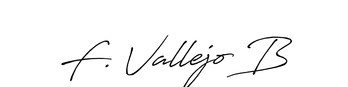 Check out images of Autograph of F. Vallejo B name. Actor F. Vallejo B Signature Style. Antro_Vectra_Bolder is a professional sign style online. F. Vallejo B signature style 7 images and pictures png