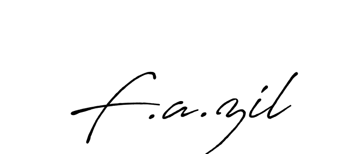 Best and Professional Signature Style for F.a.zil. Antro_Vectra_Bolder Best Signature Style Collection. F.a.zil signature style 7 images and pictures png