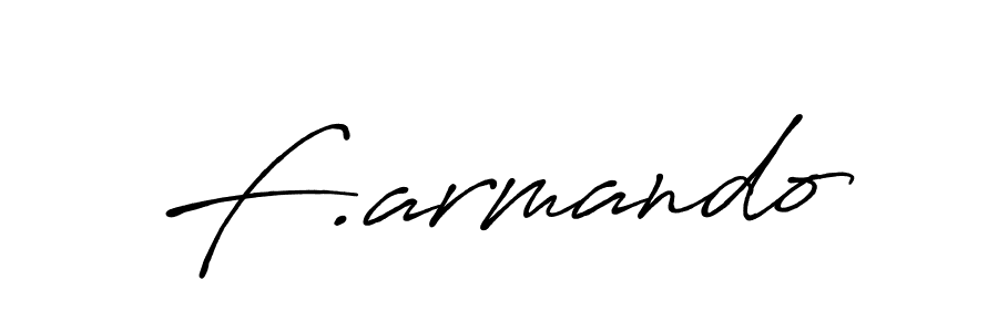 F.armando stylish signature style. Best Handwritten Sign (Antro_Vectra_Bolder) for my name. Handwritten Signature Collection Ideas for my name F.armando. F.armando signature style 7 images and pictures png