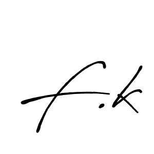 Similarly Antro_Vectra_Bolder is the best handwritten signature design. Signature creator online .You can use it as an online autograph creator for name F.k. F.k signature style 7 images and pictures png