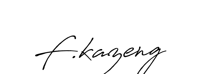 if you are searching for the best signature style for your name F.kazeng. so please give up your signature search. here we have designed multiple signature styles  using Antro_Vectra_Bolder. F.kazeng signature style 7 images and pictures png