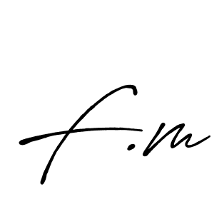 Once you've used our free online signature maker to create your best signature Antro_Vectra_Bolder style, it's time to enjoy all of the benefits that F.m name signing documents. F.m signature style 7 images and pictures png