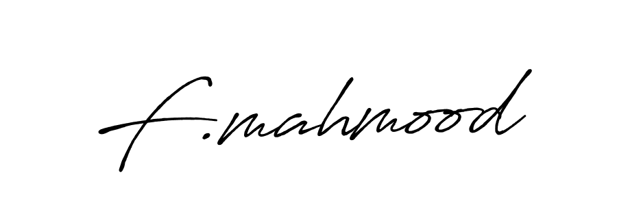 Also we have F.mahmood name is the best signature style. Create professional handwritten signature collection using Antro_Vectra_Bolder autograph style. F.mahmood signature style 7 images and pictures png