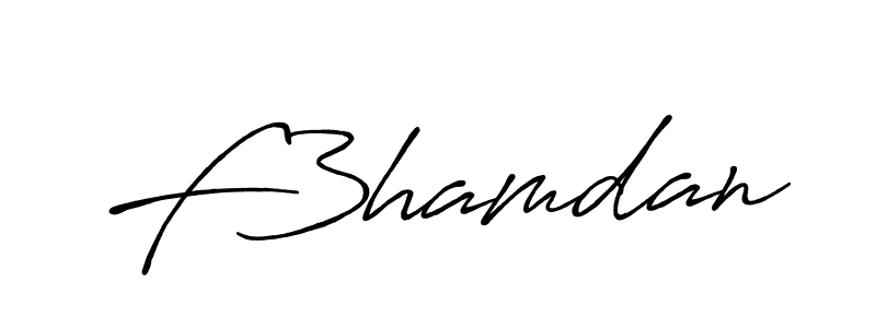 Use a signature maker to create a handwritten signature online. With this signature software, you can design (Antro_Vectra_Bolder) your own signature for name F3hamdan. F3hamdan signature style 7 images and pictures png