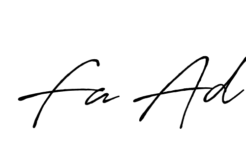 This is the best signature style for the Fa Ad name. Also you like these signature font (Antro_Vectra_Bolder). Mix name signature. Fa Ad signature style 7 images and pictures png