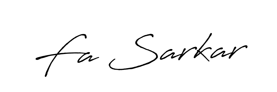 if you are searching for the best signature style for your name Fa Sarkar. so please give up your signature search. here we have designed multiple signature styles  using Antro_Vectra_Bolder. Fa Sarkar signature style 7 images and pictures png