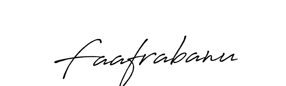 Make a beautiful signature design for name Faafrabanu. Use this online signature maker to create a handwritten signature for free. Faafrabanu signature style 7 images and pictures png