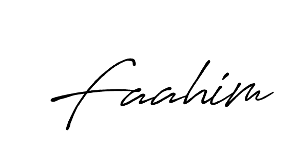 How to make Faahim name signature. Use Antro_Vectra_Bolder style for creating short signs online. This is the latest handwritten sign. Faahim signature style 7 images and pictures png