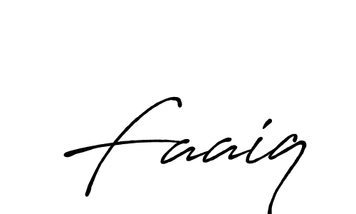 Faaiq stylish signature style. Best Handwritten Sign (Antro_Vectra_Bolder) for my name. Handwritten Signature Collection Ideas for my name Faaiq. Faaiq signature style 7 images and pictures png