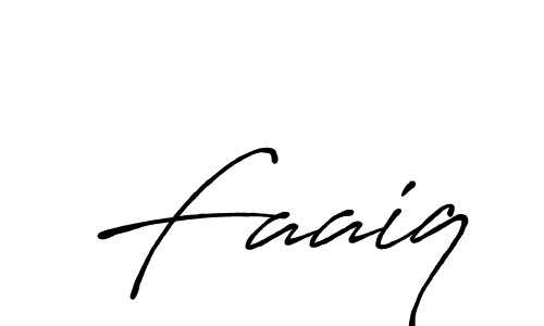 if you are searching for the best signature style for your name Faaiq. so please give up your signature search. here we have designed multiple signature styles  using Antro_Vectra_Bolder. Faaiq signature style 7 images and pictures png