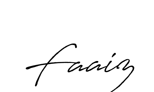 Design your own signature with our free online signature maker. With this signature software, you can create a handwritten (Antro_Vectra_Bolder) signature for name Faaiz. Faaiz signature style 7 images and pictures png