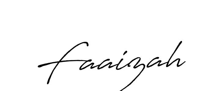 How to make Faaizah name signature. Use Antro_Vectra_Bolder style for creating short signs online. This is the latest handwritten sign. Faaizah signature style 7 images and pictures png