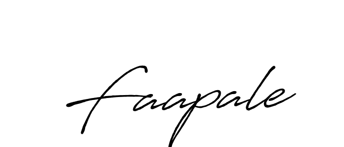Faapale stylish signature style. Best Handwritten Sign (Antro_Vectra_Bolder) for my name. Handwritten Signature Collection Ideas for my name Faapale. Faapale signature style 7 images and pictures png
