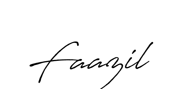 How to make Faazil signature? Antro_Vectra_Bolder is a professional autograph style. Create handwritten signature for Faazil name. Faazil signature style 7 images and pictures png