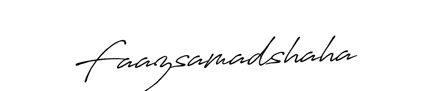 It looks lik you need a new signature style for name Faazsamadshaha. Design unique handwritten (Antro_Vectra_Bolder) signature with our free signature maker in just a few clicks. Faazsamadshaha signature style 7 images and pictures png