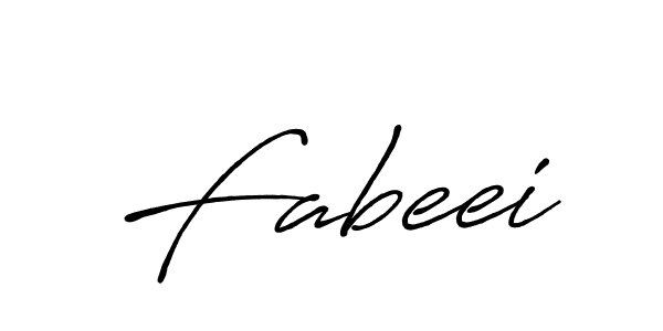 Fabeei stylish signature style. Best Handwritten Sign (Antro_Vectra_Bolder) for my name. Handwritten Signature Collection Ideas for my name Fabeei. Fabeei signature style 7 images and pictures png