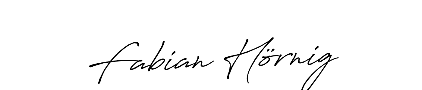 Create a beautiful signature design for name Fabian Hörnig. With this signature (Antro_Vectra_Bolder) fonts, you can make a handwritten signature for free. Fabian Hörnig signature style 7 images and pictures png
