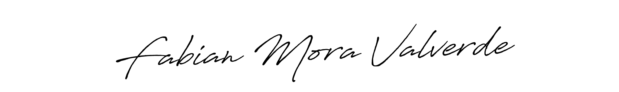 Antro_Vectra_Bolder is a professional signature style that is perfect for those who want to add a touch of class to their signature. It is also a great choice for those who want to make their signature more unique. Get Fabian Mora Valverde name to fancy signature for free. Fabian Mora Valverde signature style 7 images and pictures png