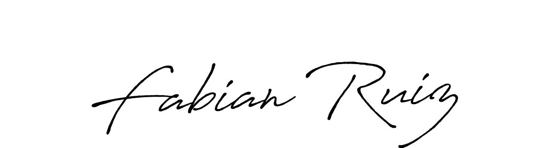Design your own signature with our free online signature maker. With this signature software, you can create a handwritten (Antro_Vectra_Bolder) signature for name Fabian Ruiz. Fabian Ruiz signature style 7 images and pictures png
