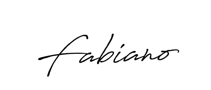 Design your own signature with our free online signature maker. With this signature software, you can create a handwritten (Antro_Vectra_Bolder) signature for name Fabiano. Fabiano signature style 7 images and pictures png