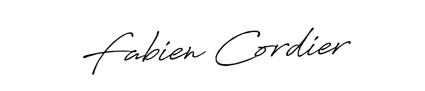 Similarly Antro_Vectra_Bolder is the best handwritten signature design. Signature creator online .You can use it as an online autograph creator for name Fabien Cordier. Fabien Cordier signature style 7 images and pictures png
