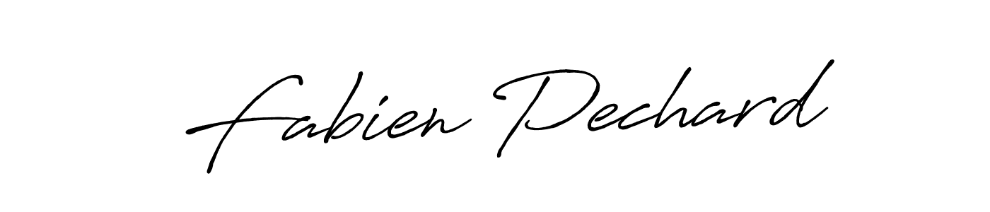 Design your own signature with our free online signature maker. With this signature software, you can create a handwritten (Antro_Vectra_Bolder) signature for name Fabien Pechard. Fabien Pechard signature style 7 images and pictures png