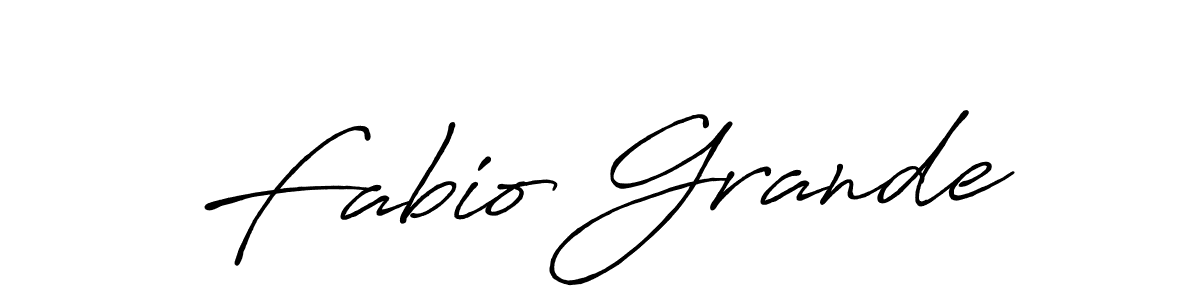 Antro_Vectra_Bolder is a professional signature style that is perfect for those who want to add a touch of class to their signature. It is also a great choice for those who want to make their signature more unique. Get Fabio Grande name to fancy signature for free. Fabio Grande signature style 7 images and pictures png