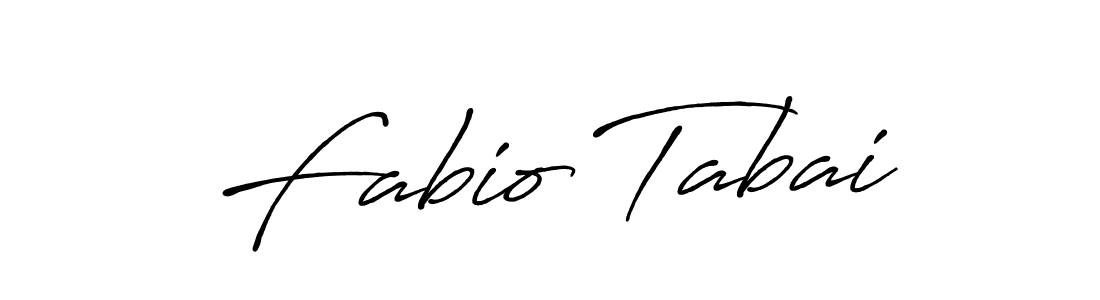 Make a beautiful signature design for name Fabio Tabai. Use this online signature maker to create a handwritten signature for free. Fabio Tabai signature style 7 images and pictures png