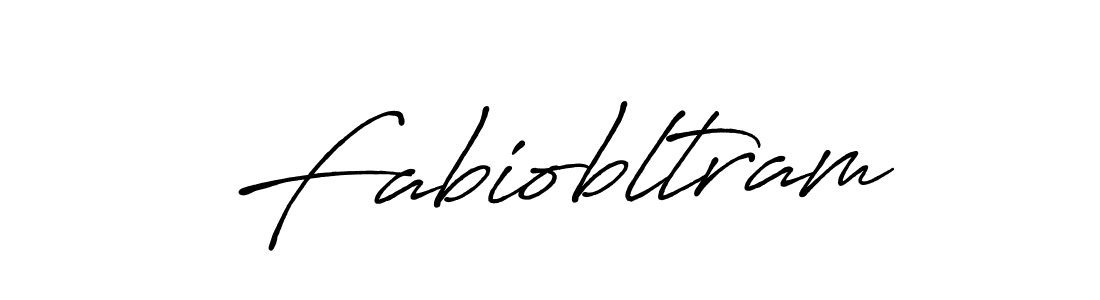 Design your own signature with our free online signature maker. With this signature software, you can create a handwritten (Antro_Vectra_Bolder) signature for name Fabiobltram. Fabiobltram signature style 7 images and pictures png