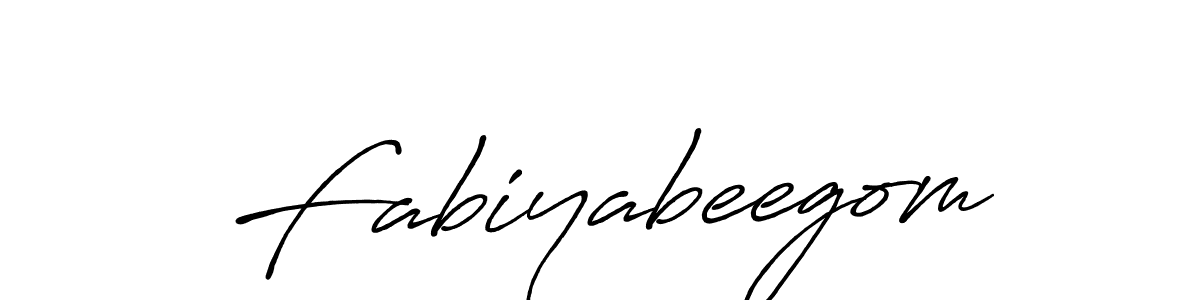 It looks lik you need a new signature style for name Fabiyabeegom. Design unique handwritten (Antro_Vectra_Bolder) signature with our free signature maker in just a few clicks. Fabiyabeegom signature style 7 images and pictures png