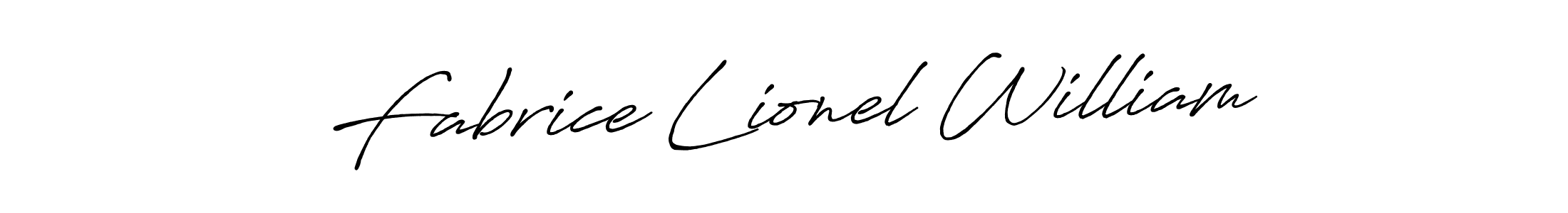 Best and Professional Signature Style for Fabrice Lionel William. Antro_Vectra_Bolder Best Signature Style Collection. Fabrice Lionel William signature style 7 images and pictures png
