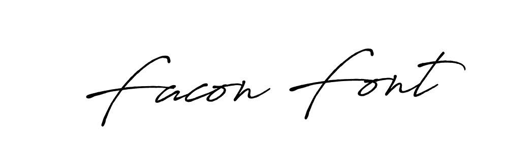 How to make Facon Font signature? Antro_Vectra_Bolder is a professional autograph style. Create handwritten signature for Facon Font name. Facon Font signature style 7 images and pictures png
