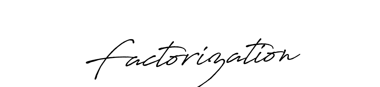 How to make Factorization signature? Antro_Vectra_Bolder is a professional autograph style. Create handwritten signature for Factorization name. Factorization signature style 7 images and pictures png