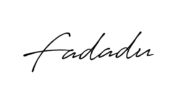 Design your own signature with our free online signature maker. With this signature software, you can create a handwritten (Antro_Vectra_Bolder) signature for name Fadadu. Fadadu signature style 7 images and pictures png