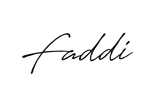 Also we have Faddi name is the best signature style. Create professional handwritten signature collection using Antro_Vectra_Bolder autograph style. Faddi signature style 7 images and pictures png