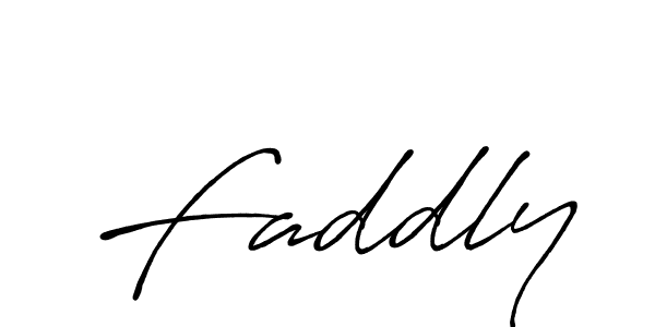 How to make Faddly signature? Antro_Vectra_Bolder is a professional autograph style. Create handwritten signature for Faddly name. Faddly signature style 7 images and pictures png