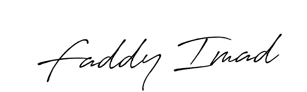Use a signature maker to create a handwritten signature online. With this signature software, you can design (Antro_Vectra_Bolder) your own signature for name Faddy Imad. Faddy Imad signature style 7 images and pictures png