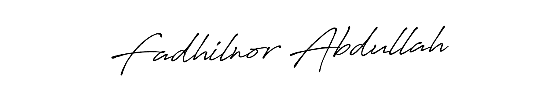 Use a signature maker to create a handwritten signature online. With this signature software, you can design (Antro_Vectra_Bolder) your own signature for name Fadhilnor Abdullah. Fadhilnor Abdullah signature style 7 images and pictures png