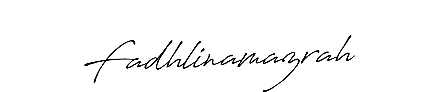 How to make Fadhlinamazrah signature? Antro_Vectra_Bolder is a professional autograph style. Create handwritten signature for Fadhlinamazrah name. Fadhlinamazrah signature style 7 images and pictures png