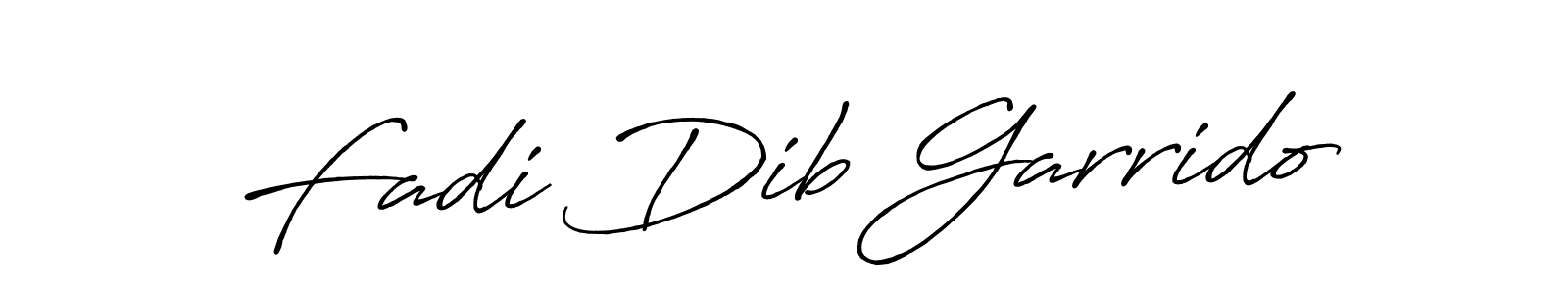 Similarly Antro_Vectra_Bolder is the best handwritten signature design. Signature creator online .You can use it as an online autograph creator for name Fadi Dib Garrido. Fadi Dib Garrido signature style 7 images and pictures png