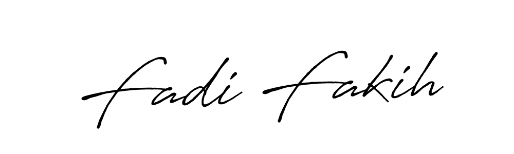 Use a signature maker to create a handwritten signature online. With this signature software, you can design (Antro_Vectra_Bolder) your own signature for name Fadi Fakih. Fadi Fakih signature style 7 images and pictures png