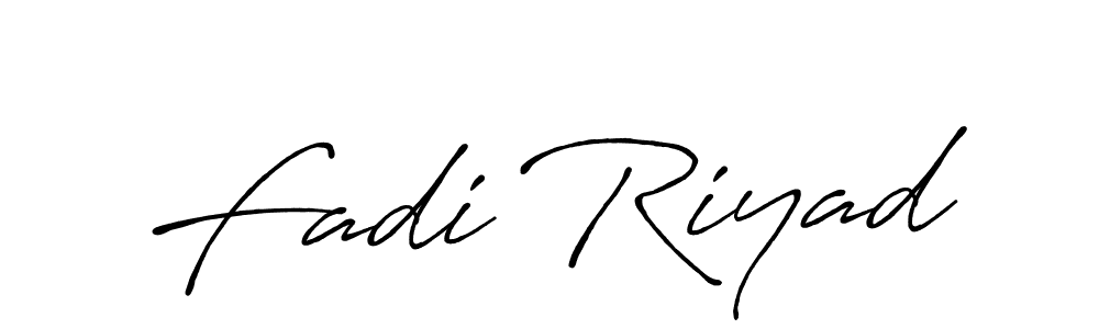 Make a beautiful signature design for name Fadi Riyad. Use this online signature maker to create a handwritten signature for free. Fadi Riyad signature style 7 images and pictures png