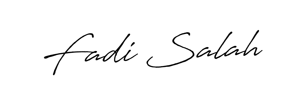 Also You can easily find your signature by using the search form. We will create Fadi Salah name handwritten signature images for you free of cost using Antro_Vectra_Bolder sign style. Fadi Salah signature style 7 images and pictures png