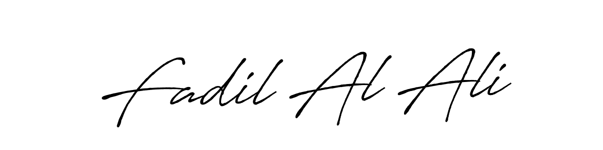 Design your own signature with our free online signature maker. With this signature software, you can create a handwritten (Antro_Vectra_Bolder) signature for name Fadil Al Ali. Fadil Al Ali signature style 7 images and pictures png