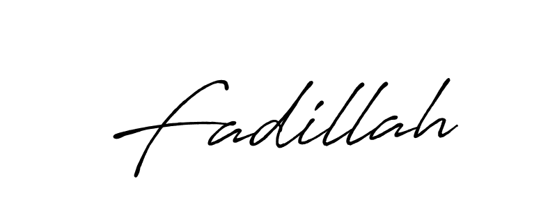 Design your own signature with our free online signature maker. With this signature software, you can create a handwritten (Antro_Vectra_Bolder) signature for name Fadillah. Fadillah signature style 7 images and pictures png